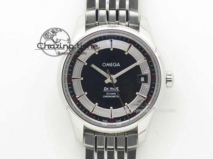 0510 Stylish Seamaster 300M Diver Rose Gold VSF 1:1 Best Edition Black Dial on Mesh Bracelet A 7662